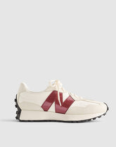 New Balance® Suede 327 Sneakers SEA SALT MONARCH BURGUNDY