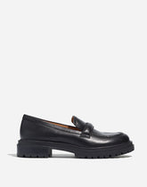 The Bradley Lugsole Loafer in Leather TRUE BLACK