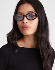 Russell Oval Sunglasses WHISKY TORT