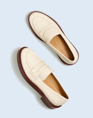 The Vernon Loafer in Leather ECRU