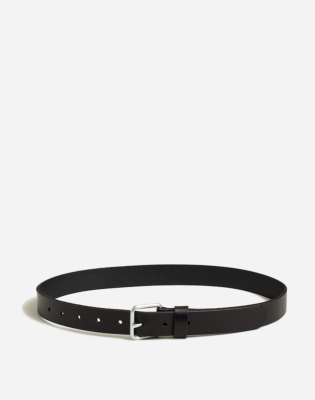 Narrow Leather Belt CLASSIC BLACK