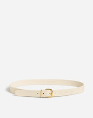 The Essential Leather Belt ECRU