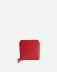 The Essential Zip Wallet in Leather BRIGHT EMBER