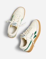 Madewell x Reebok® Unisex Club C Revenge Sneakers CHALK DARK GREEN