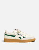 Madewell x Reebok® Unisex Club C Revenge Sneakers CHALK DARK GREEN