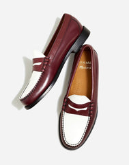 Madewell x G.H.BASS Larson Weejuns® Loafers WINE WHITE