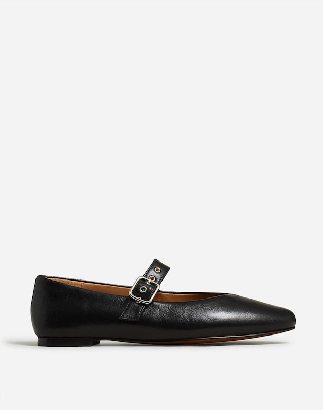 The Remy Mary Jane Flat TRUE BLACK