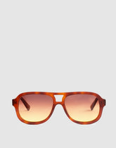 Logaan Aviator Sunglasses DARK BROWN