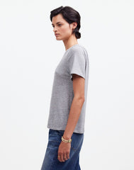 Premium Standard 01. The Heathered Shrunken Tee HTHR GREY