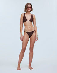Jade Swim Bare Minimum Bikini Bottom MOCHA