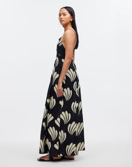 Zulu & Zephyr Palm Linen Dress PALM