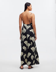 Zulu & Zephyr Palm Linen Dress PALM