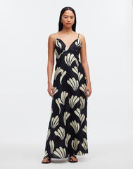 Zulu & Zephyr Palm Linen Dress PALM