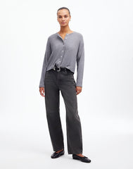 The Darted Barrel-Leg Jean in Olenda Wash OLENDA WASH