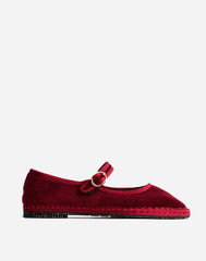 Flabelus Lucrecia Mary Janes BURGUNDY
