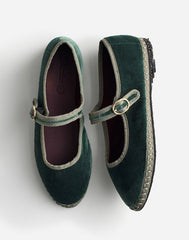 Flabelus Jay Mary Janes GREEN MULTI