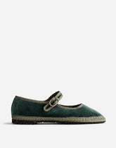Flabelus Jay Mary Janes GREEN MULTI