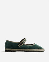 Flabelus Jay Mary Janes GREEN MULTI