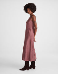 Sleeveless Maxi Dress BURNT SOIL