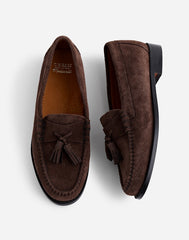 G.H.BASS Layla Weejuns® Loafers in Oiled Suede BROWN