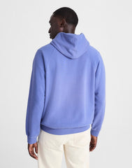The McCarren Midweight Raglan-Sleeve Hoodie Sweatshirt BLUE IRIS
