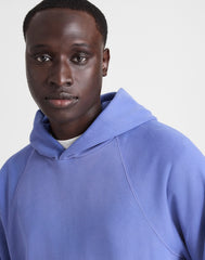 The McCarren Midweight Raglan-Sleeve Hoodie Sweatshirt BLUE IRIS