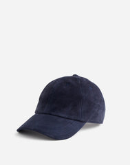 Suede Baseball Hat DEEP INDIGO