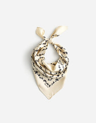 Small Silk Bandana ALABASTER
