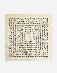 Small Silk Bandana ALABASTER