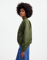 Madewell x Alpha Industries MA-1 Flight Jacket HERITAGE OLIVE
