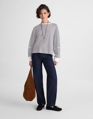 Relaxed Long-Sleeve Raglan Tee JET BLACK
