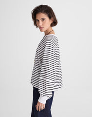 Relaxed Long-Sleeve Raglan Tee JET BLACK