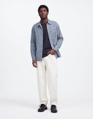 Indigo-Dyed Shirt in Engineer Stripe KERRVILLE WASH