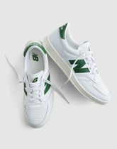 New Balance® T500 Sneakers WHITE DARK ALPINE GREEN