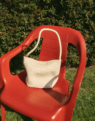The Signature Woven Shoulder Bag VINTAGE MUSLIN