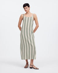 Zulu & Zephyr Eucalyptus Stripe Organic Cotton Dress EUCALYPTUS STRIPE