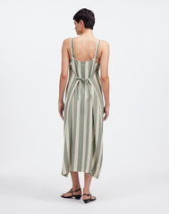 Zulu & Zephyr Eucalyptus Stripe Organic Cotton Dress EUCALYPTUS STRIPE