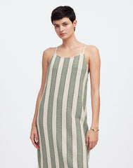 Zulu & Zephyr Eucalyptus Stripe Organic Cotton Dress EUCALYPTUS STRIPE