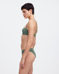 Zulu & Zephyr Eucalyptus Textured Bikini Bottom EUCALYPTUS