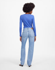 The Dean Easy Straight Jean in Northridge Wash: Airy Denim Edition NORTHRIDGE WASH