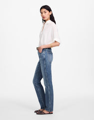 High-Rise Stovepipe Jeans in Ashland Wash ASHLAND WASH