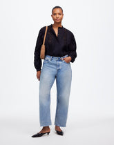 The Curvy Darted Barrel-Leg Jean in Edmonson Wash EDMONSON WASH