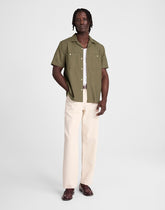 Camp Collar Short-Sleeve Shirt in Everyday Twill PRESSED SAGE