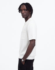 Pointelle Stitch Sweater Polo SALT