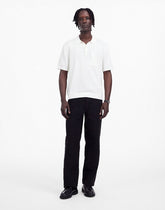 Pointelle Stitch Sweater Polo SALT