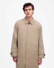 Raglan-Sleeve Trench Coat in Italian Twill HERITAGE KHAKI