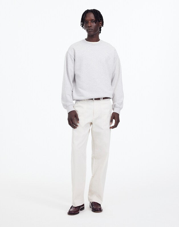 Fatigue Pants in Garment-Dyed Cotton Twill VINTAGE IVORY