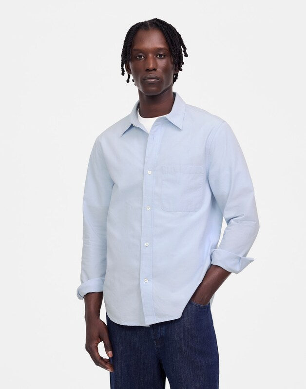Button-Up Shirt in Everyday Twill CITY BLUE