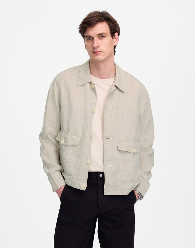 Linen Shirt-Jacket OAT