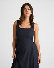 The Rylee Midi Dress DARK NAVY